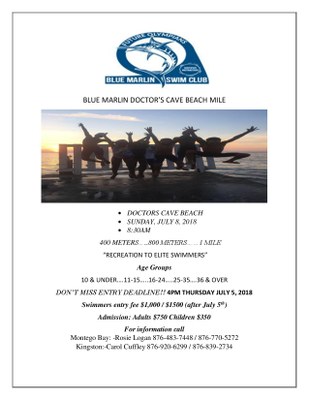 Blue Marlin Doctor's Cave Beach Mile